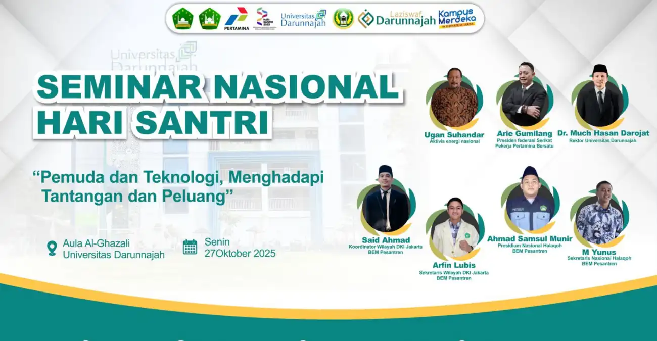Seminar Nasional Hari Santri: Pemuda dan Teknologi, Menghadapi Tantangan dan Peluang